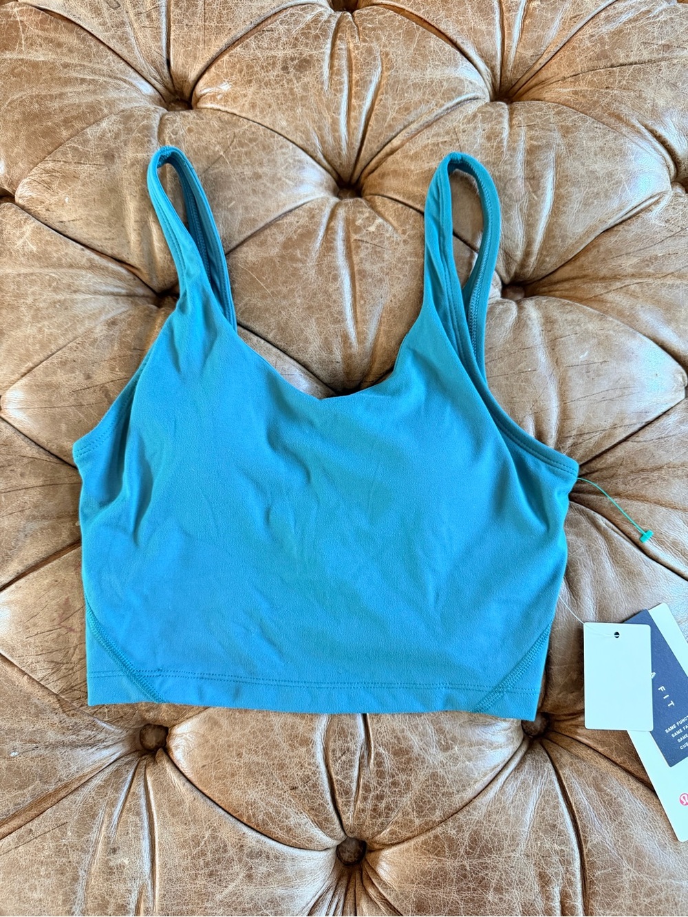 NWT lululemon Asia Fit Align To Be Tank Size 6 Vapor Nulu Built-In Bra